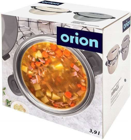 Orion Lunch Box Inox Thermo Gray 3.5lt