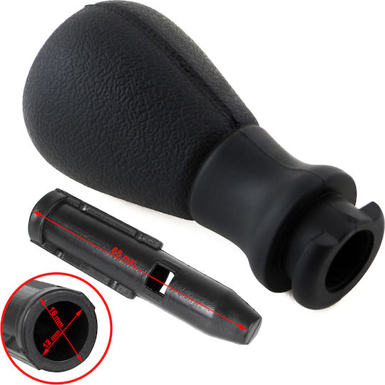 Peugeot 207 Gear Shift Knob + Adapter Shift Lever Knob Adapter 2 Pcs Set