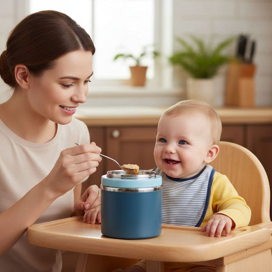 Queen Mother Inox Mittagsbox Blau 630ml