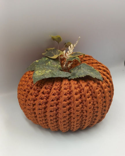 Aristourgimata Handmade Настолно Щастие за Дома Тиква Оранжева от Текстил 59см