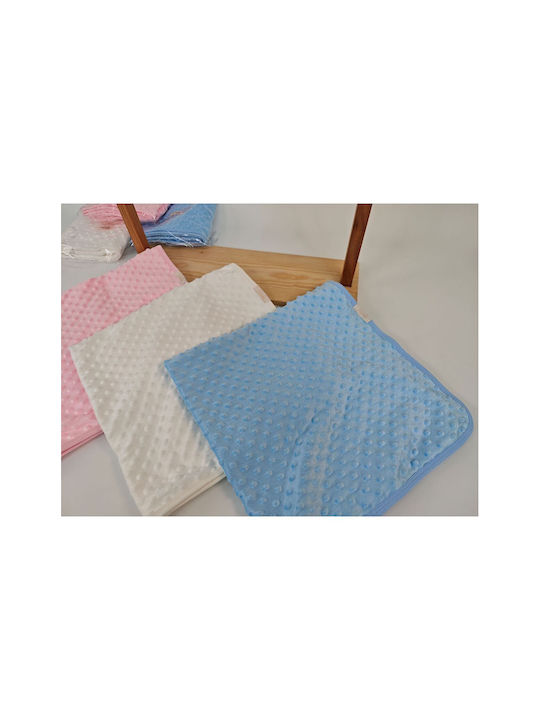 SteweHome Nursery Swaddling Cotton Ecru Blanket 100x90cm