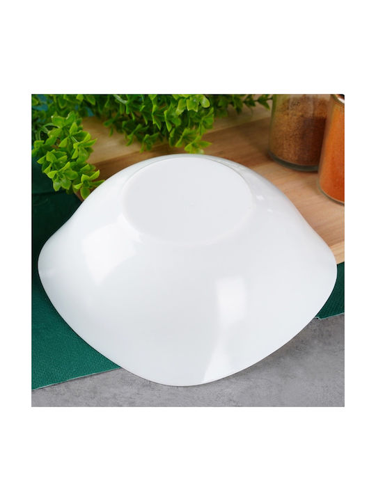 Orion Servierschale Platz Glas Weiß 15x15cm