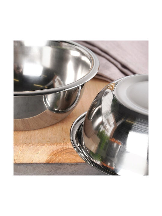 Excellent Houseware Μπωλ Σερβιρίσματος για Ντιπ Στρογγυλό Inox Γκρι με Διάμετρο 11εκ. 4τμχ