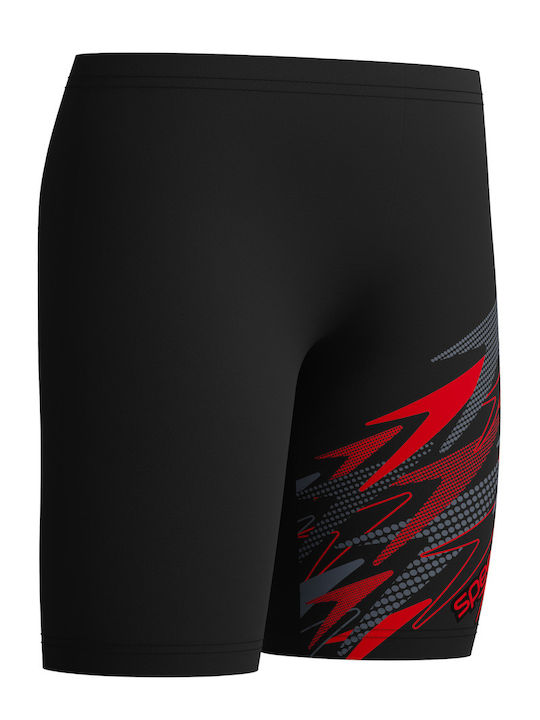 Speedo Medley Logo Παιδικό Μαγιό Jammer Black/red