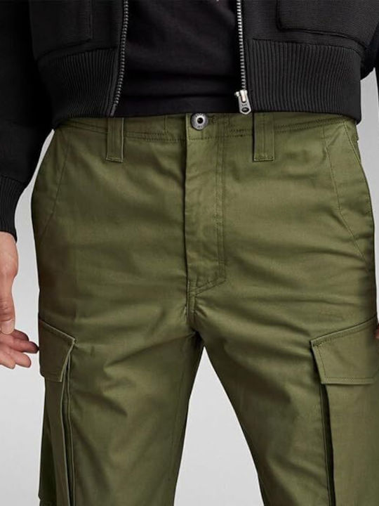 Core Cargo Trousers in Regular Fit Green