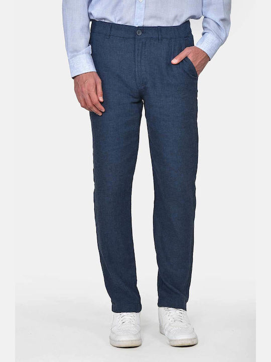 Men's Trousers Blue 09.37 TROPICAL PANTS Navy