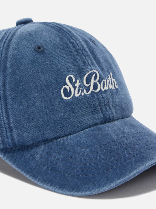 Mc2 Saint Barth Kid's Davis Cotton Baseball Cap Soft Blue Das0005/02963l