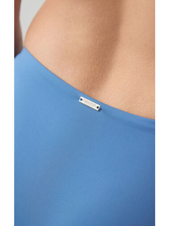 Bikinihosen Slip Blau