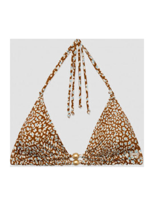 Bikini Τριγωνάκι Floral Brown