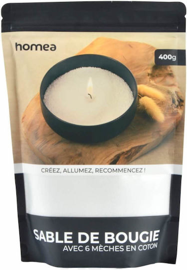 Homea Αρωματικό Κερί σε Μεταλλικό Κουτί Μπεζ 400gr