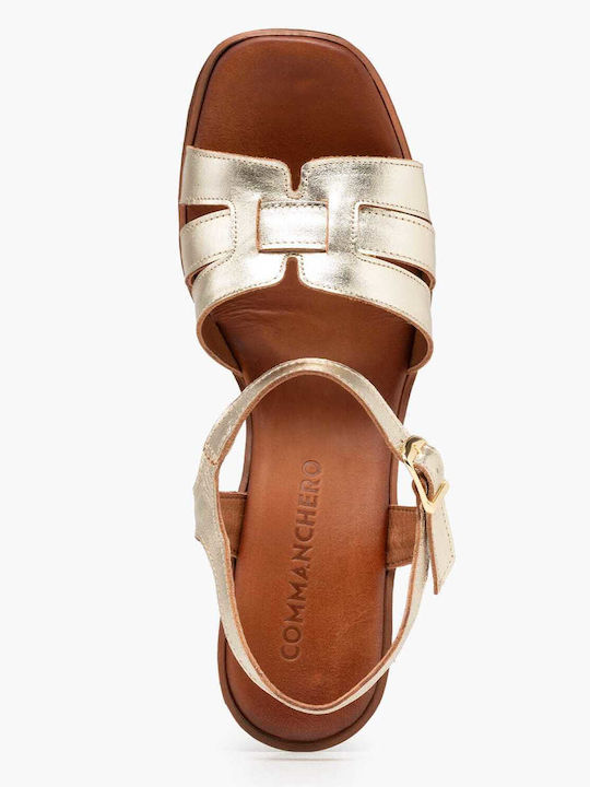 Damen Sandalen Leder Tabac Braun