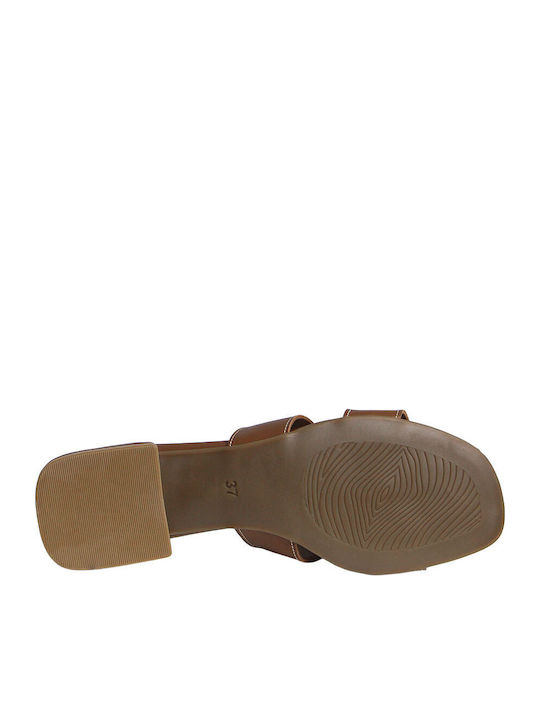 Leather Tabac Brown Sandals K2535 002