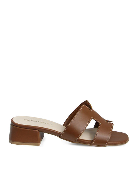 Leather Tabac Brown Sandals K2535 002