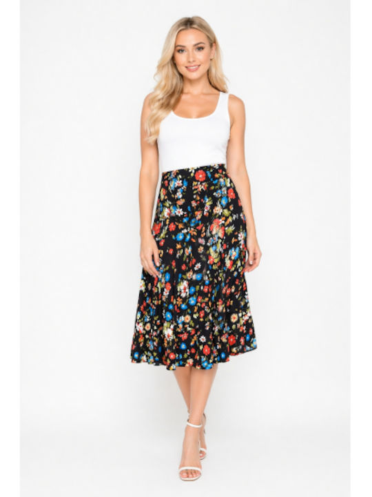 Midi Skirt Black SL-16498NS-26SK-Black