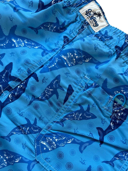 Men's Blue Swim Shorts