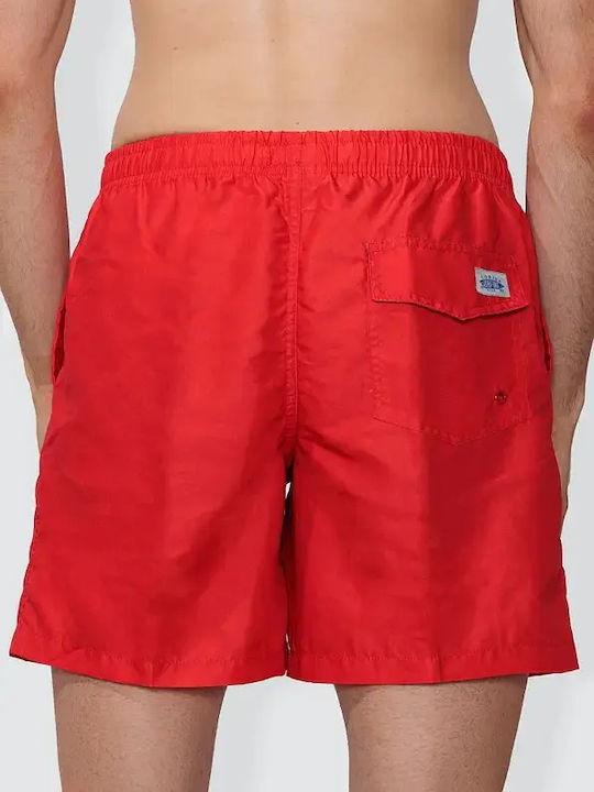 Costum De Baie Bărbați Bermude Roșii