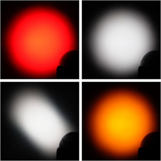 Fos Technologies Wash LED DMX RGB Bernstein Kaltes Weiß Rot Blau Grün