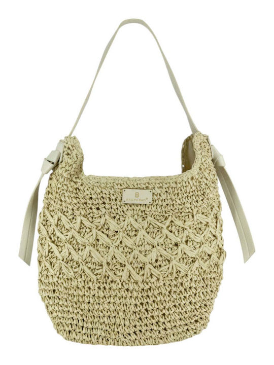 Straw Women's Shoulder Bag Khaki