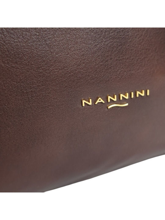 Leather Women's Shoulder Bag Brown