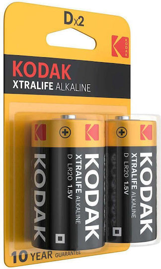 Kodak Αλκαλικές Μπαταρίες D 1.5V 2τμχ