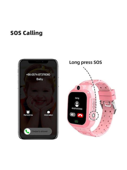 DAS.4 Smartwatch pentru Copii cu Cameră Roz