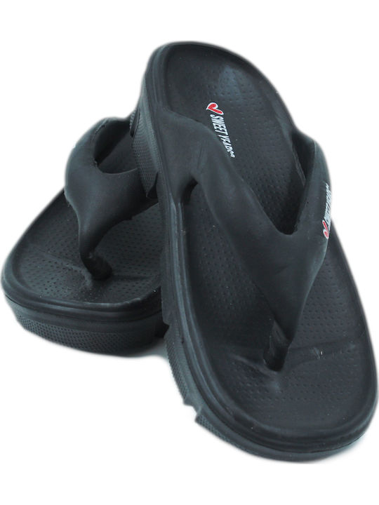 Flip Flops In Black Colour