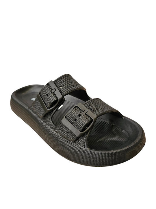 Slides In Black Colour 4008-21-Black
