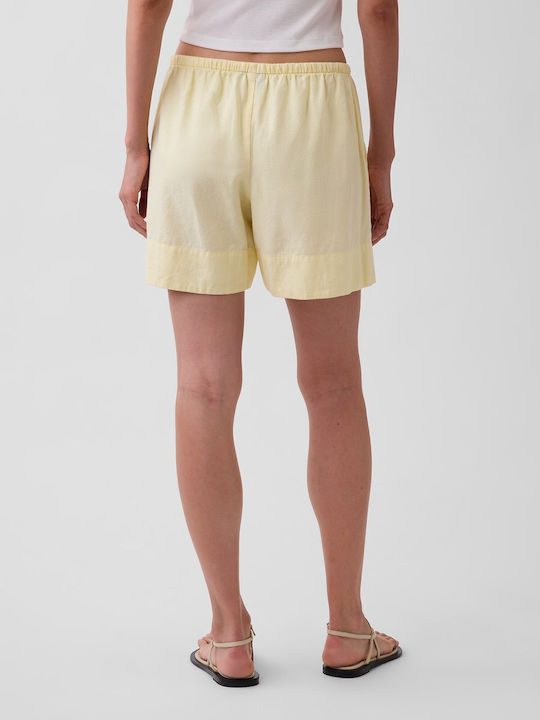 Women's Linen Shorts Maize Yellow