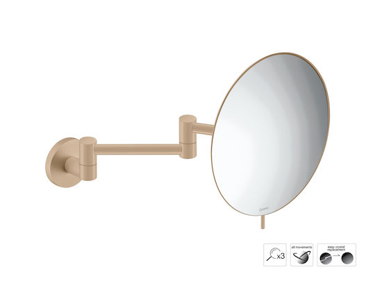 Sanco Sanco Schminkspiegel Wand 118cm Grauer MR-701-M118