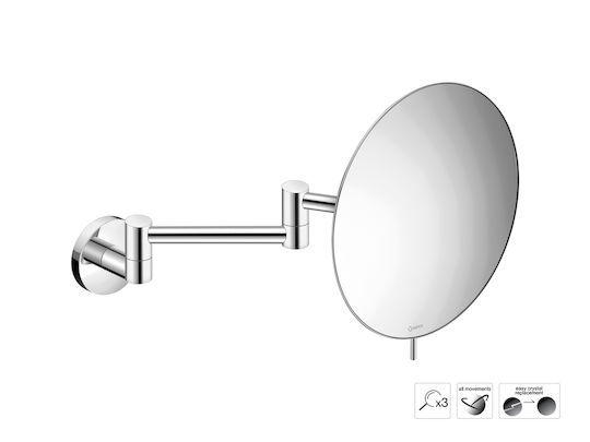 Sanco Sanco Schminkspiegel Wand Braun MR-701-A75
