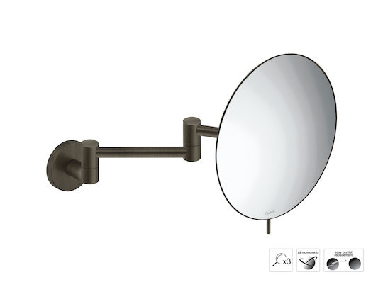 Sanco Sanco Schminkspiegel Wand Braun MR-701-A75