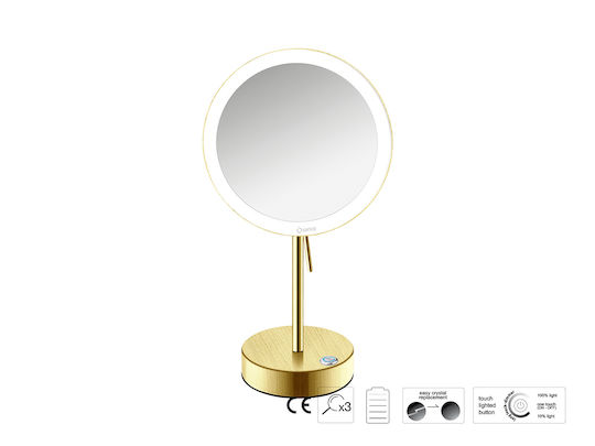 Sanco Sanco Schminkspiegel Tischgerät mit Licht 103cm Braune