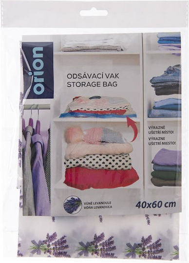 Orion Пластмасова Чанта За Съхранение На Дрехи / Чанти Вакуумна И Водонепропусклива В Бял Цвят 40x60cm