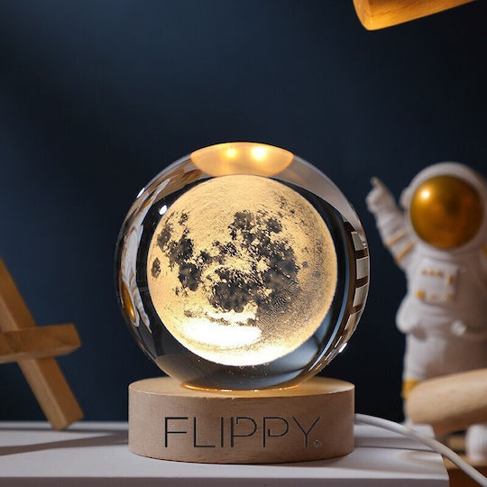 Alista Home Διακοσμητικό Φωτιστικό LED Θερμό Λευκό Crystal Ball 3x3εκ.