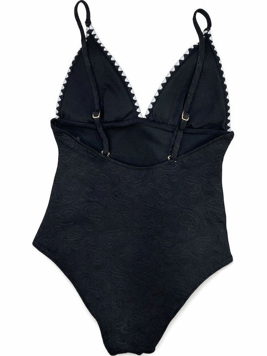 Black One Piece Swimsuit