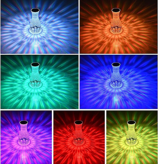 Alista Home Decorative Table Lamp LED RGB Vase 20x12cm