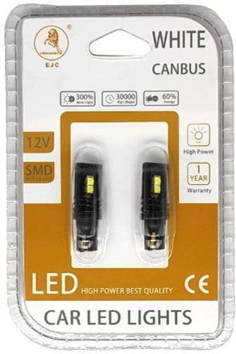 Ejc Λάμπες Αυτοκινήτου Canbus 12v 2τμχ Ψυχρό Φως – Led Light