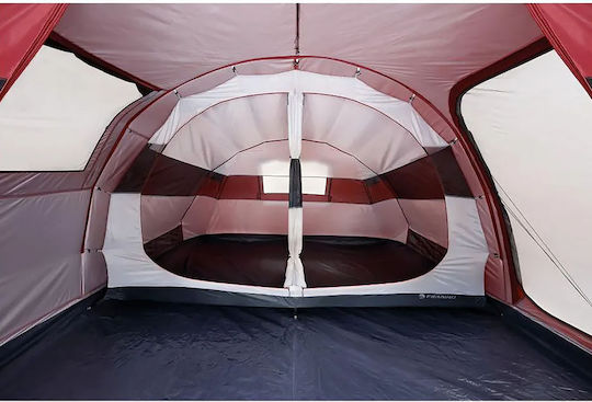 Ferrino Meteora 4 Camping Tent Tunnel Red with Double Cloth 4 Seasons for 4 People 420x260x175cm