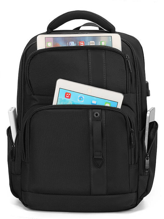 Forecast Waterproof Laptop Backpack 15.6 Inch in Black Colour forecast-6904-black
