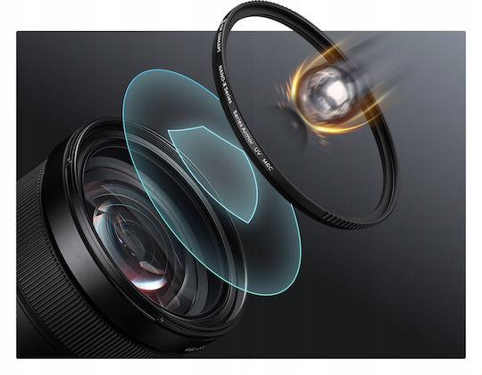 K&F Concept UV Filter Diameter 82mm with MRC Coating Scratch Resistant for Camera Lenses