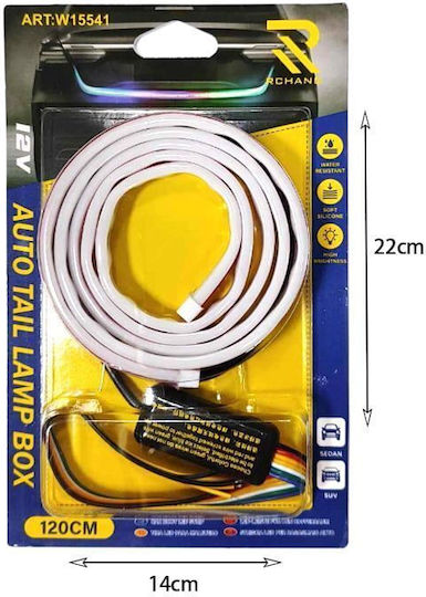 Rchang Декоративна Лента За Автомобил RGB 12V 120cm W15541 LED Car Auto Tail Lamp Box Strip