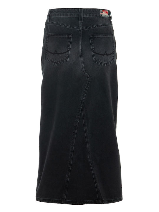 Denim Maxi Rock Denim