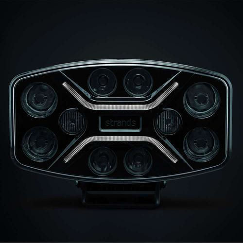 Strands Proiector de Conducere Dark Knight Insane Oval 98w 10500lm 5700k Sld270698