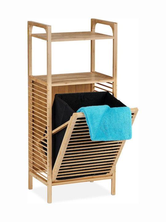 Relaxdays Καλάθι Απλύτων Bamboo 95x30x40cm Καφέ