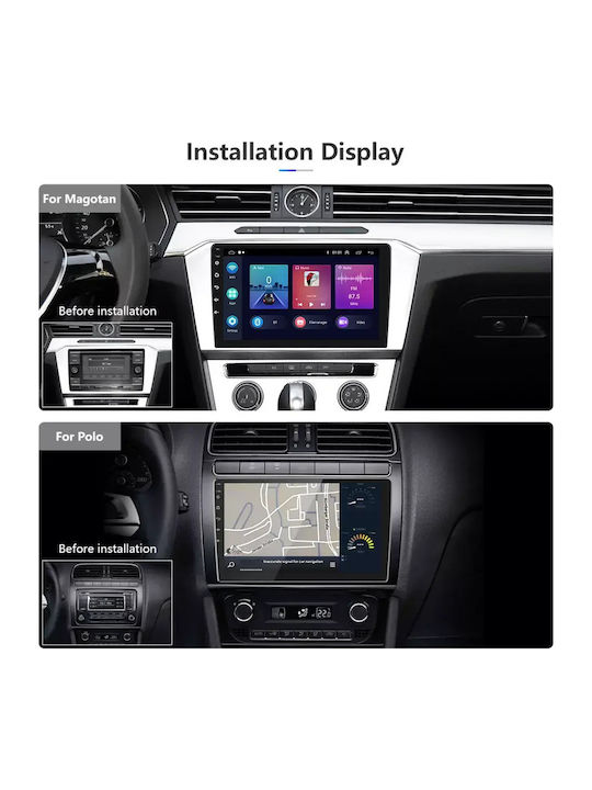 Car Audio System for Nissan Qashqai 2011 Bluetooth USB WiFi GPS Apple CarPlay Android Auto with 9" Touch Screen