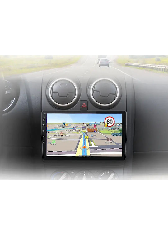 Car Audio System for Nissan Qashqai 2012 Bluetooth USB WiFi GPS Apple CarPlay Android Auto with 9" Touch Screen
