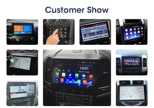 Car Audio System for Nissan Qashqai 2010 Bluetooth USB WiFi GPS Apple CarPlay Android Auto with 9" Touch Screen