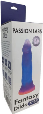 Passion Labs Dildo με Βεντούζα Μωβ