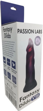 Passion Labs Dildo With Suction Cup Red