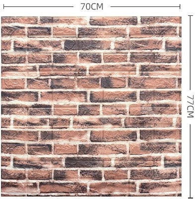 Panouri Decorative 3D Spumă Autoadeziv Roșu 70x77cm 10 Bucăți Panouri Decorative 3D Spumă Autoadeziv Roșu 70x77cm 10 Bucăți